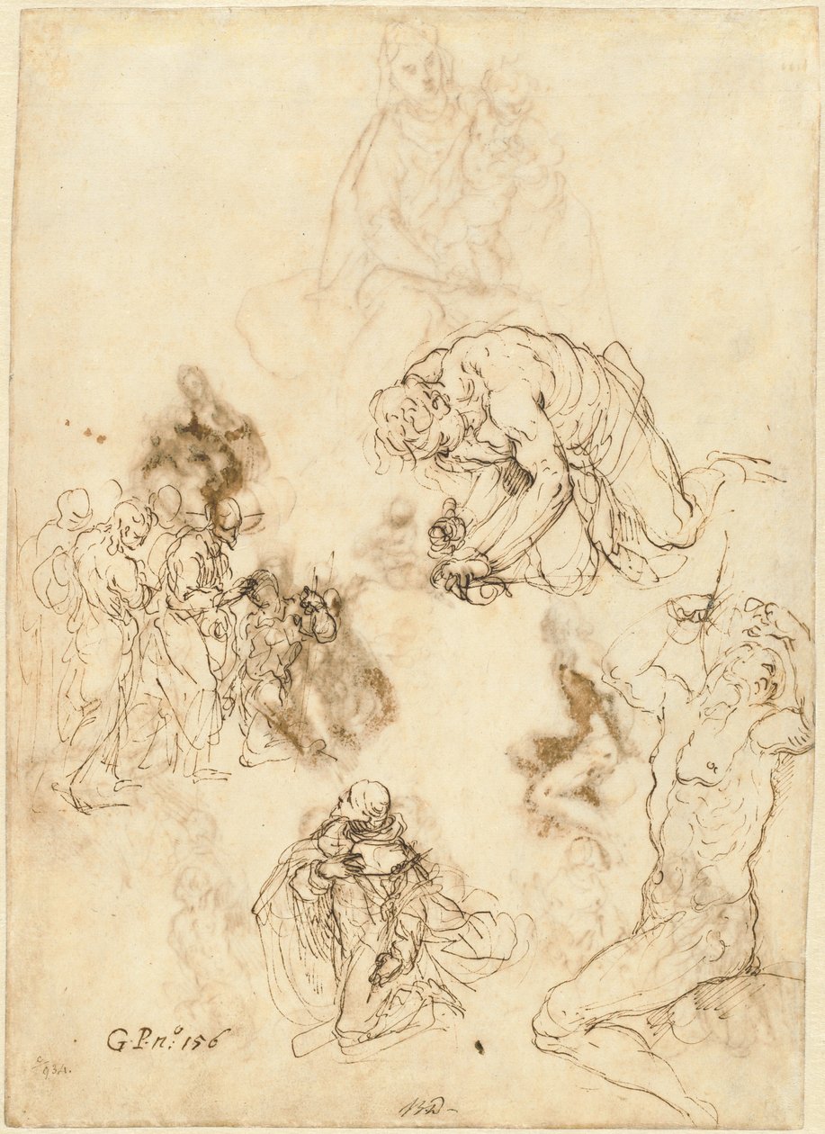 Études du Christ guérissant l