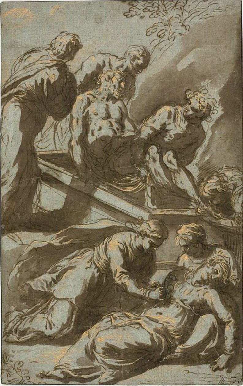La Mise au tombeau du Christ - Jacopo Palma il Giovane