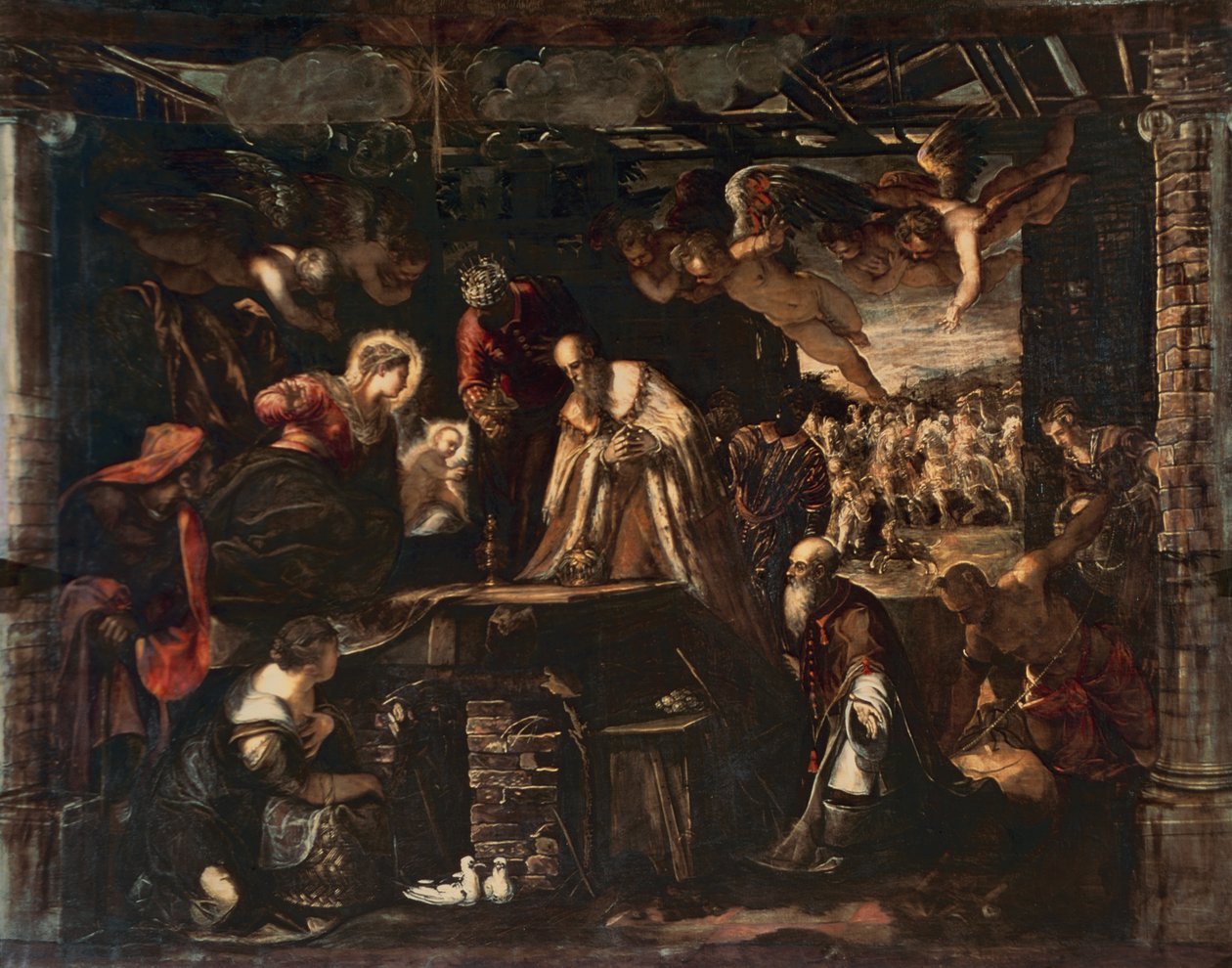 Adoration des Mages - Jacopo Robusti Tintoretto