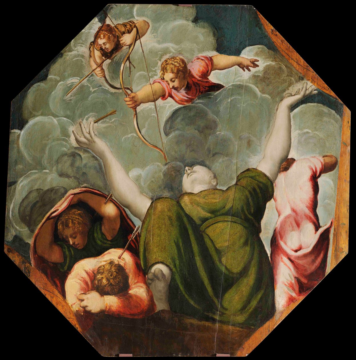 Apollon et Diane punissant Niobé en tuant ses enfants, vers 1541 - Jacopo Robusti Tintoretto