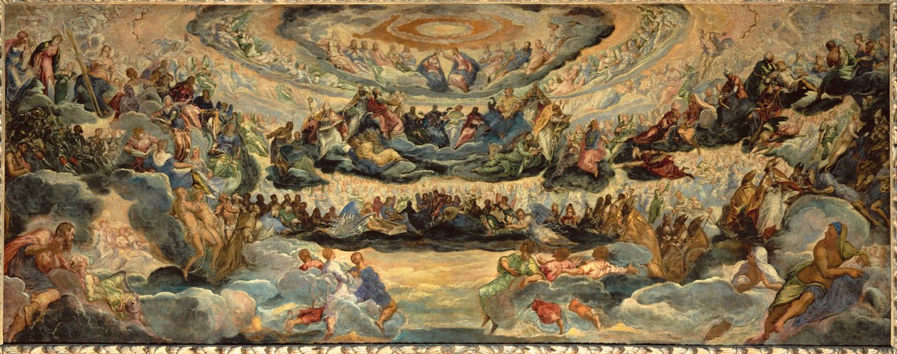Paradis, esquisse pour la Sala del Maggior Consiglio ... - Jacopo Robusti Tintoretto