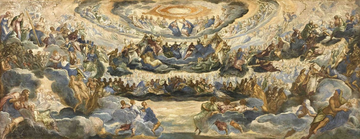 Le Couronnement de la Vierge au Paradis - Jacopo Robusti Tintoretto