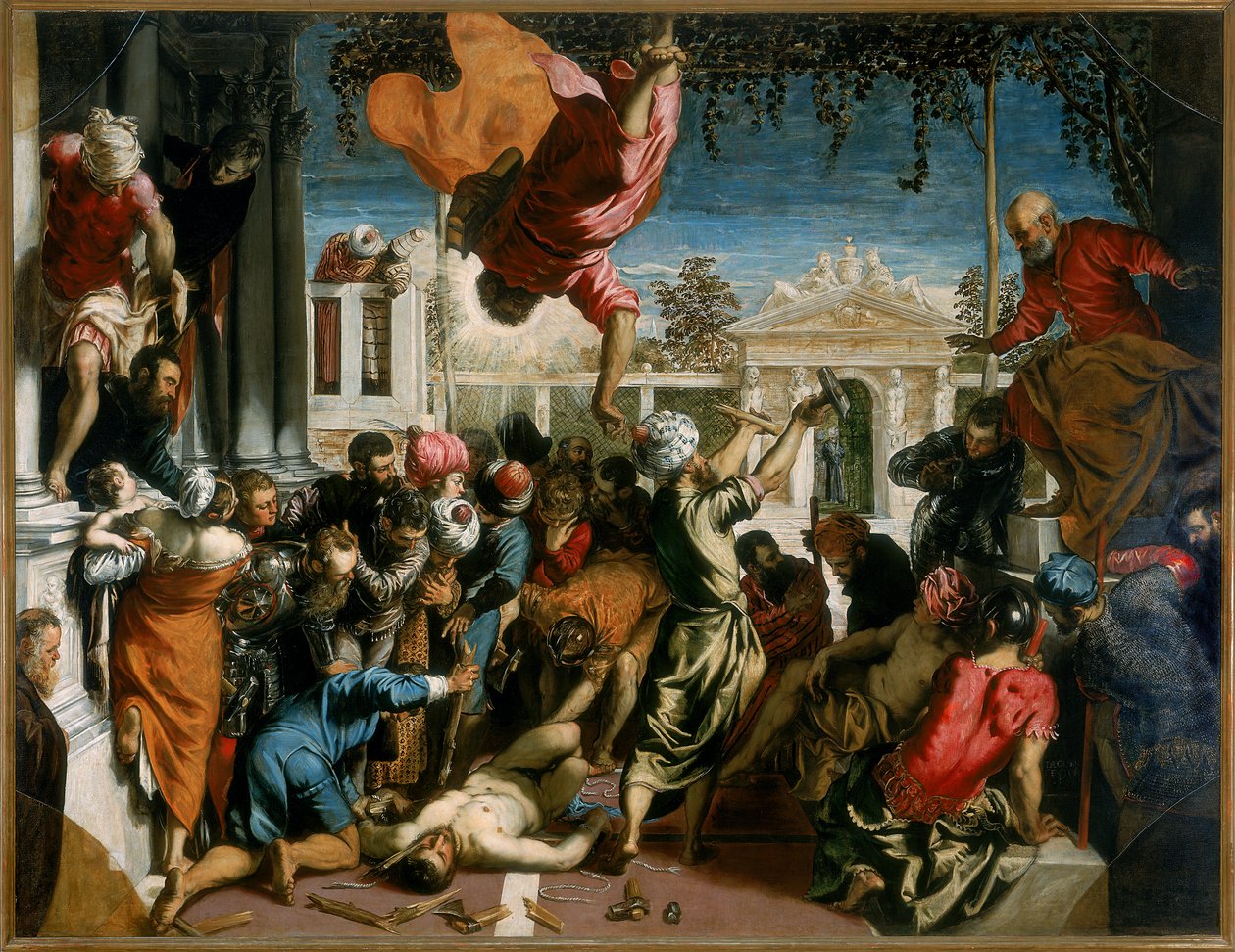 Le miracle de Saint Marc libérant un esclave, 1548 - Jacopo Robusti Tintoretto