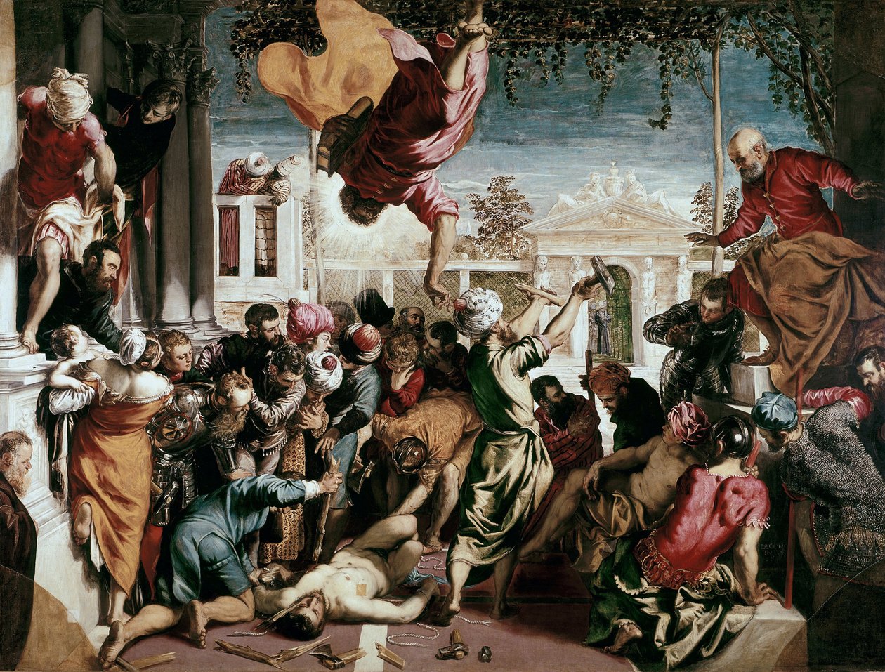 Le miracle de Saint Marc libérant un esclave, 1548 - Jacopo Robusti Tintoretto
