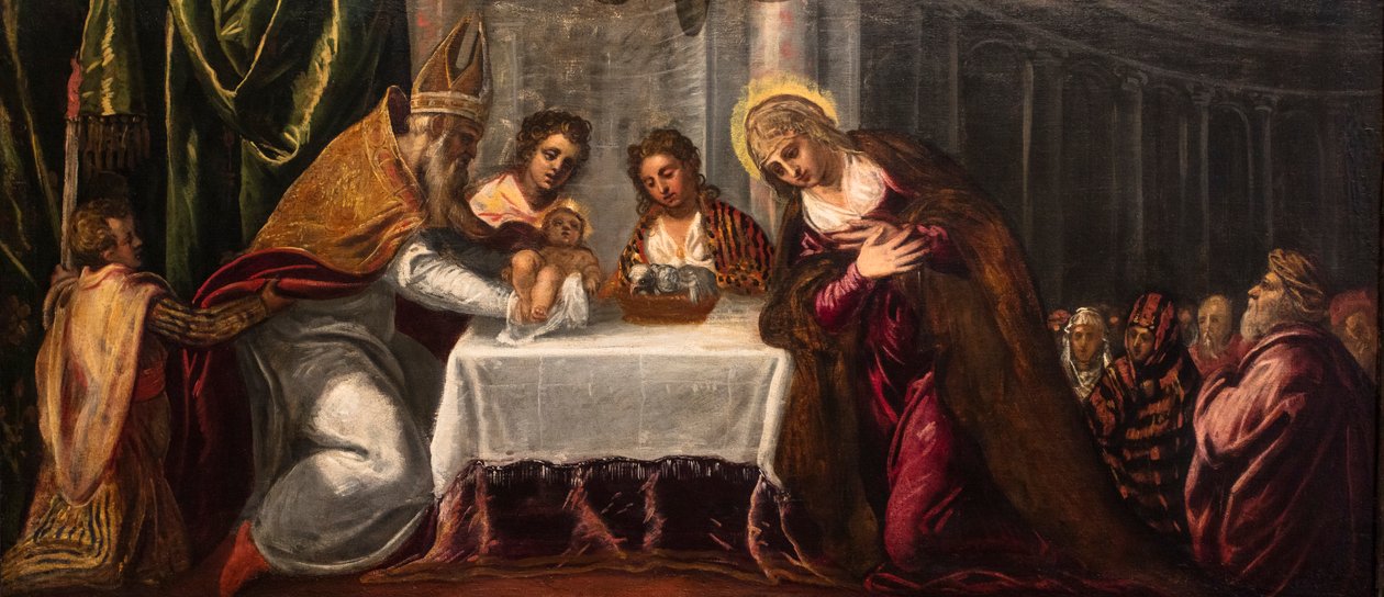 La Présentation au Temple, vers 1540 (huile sur toile) - Jacopo Robusti Tintoretto