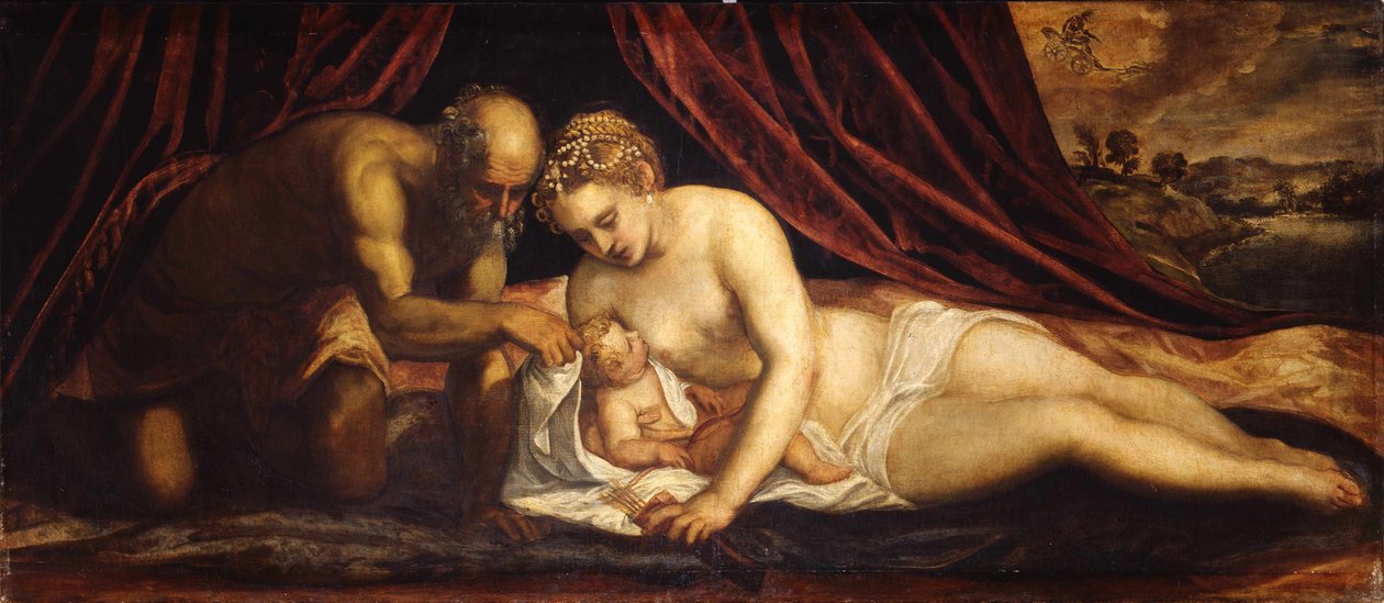 Vénus, Vulcain et Cupidon - Jacopo Robusti Tintoretto