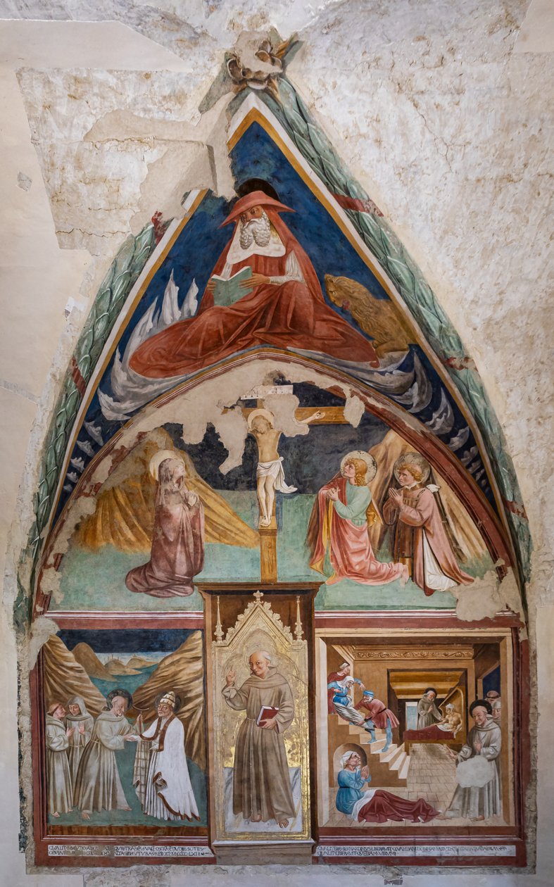 Histoires de Saint Bernardin et des Saints, église de Saint François, chapelle de Saint Bernardin de Sienne - Jacopo Vincioli