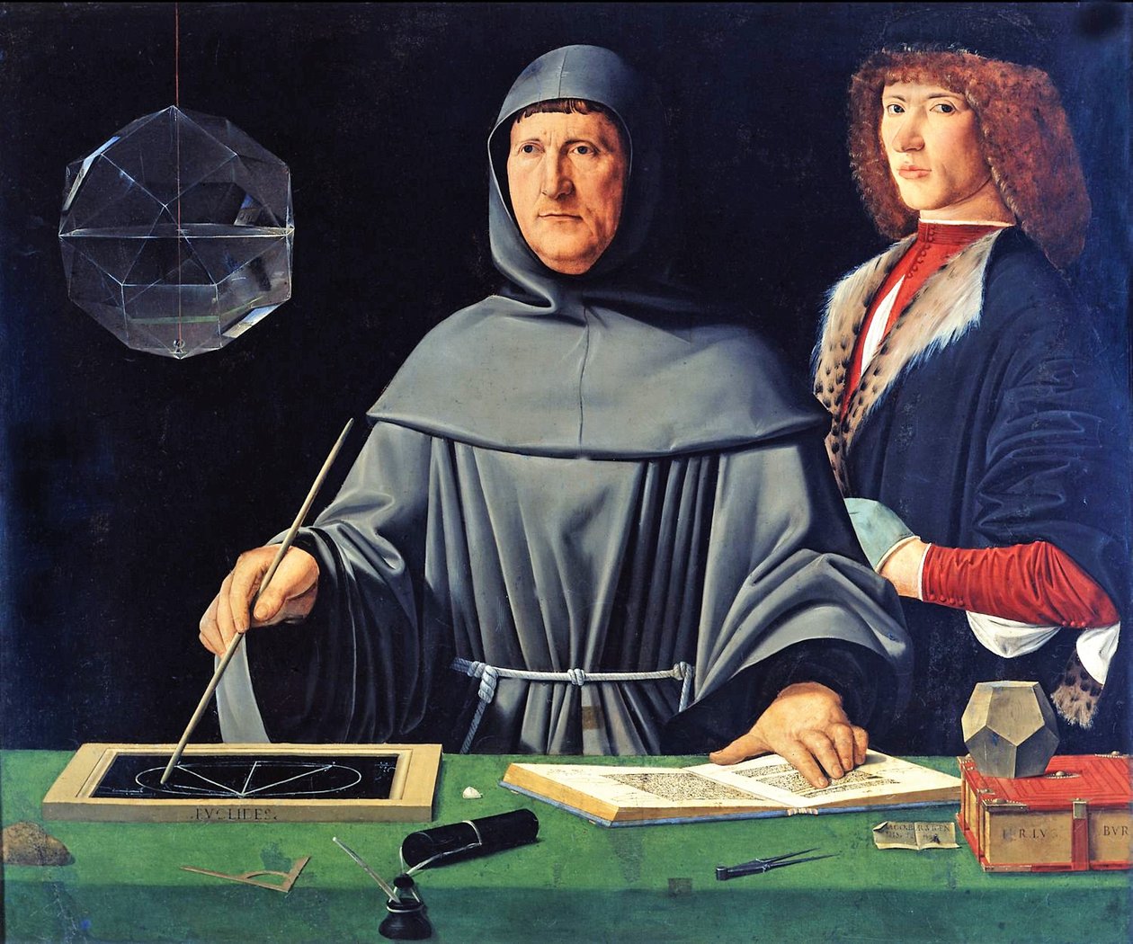Italien : Portrait de Luca Pacioli Portrait de Luca Pacioli - Jacopo de