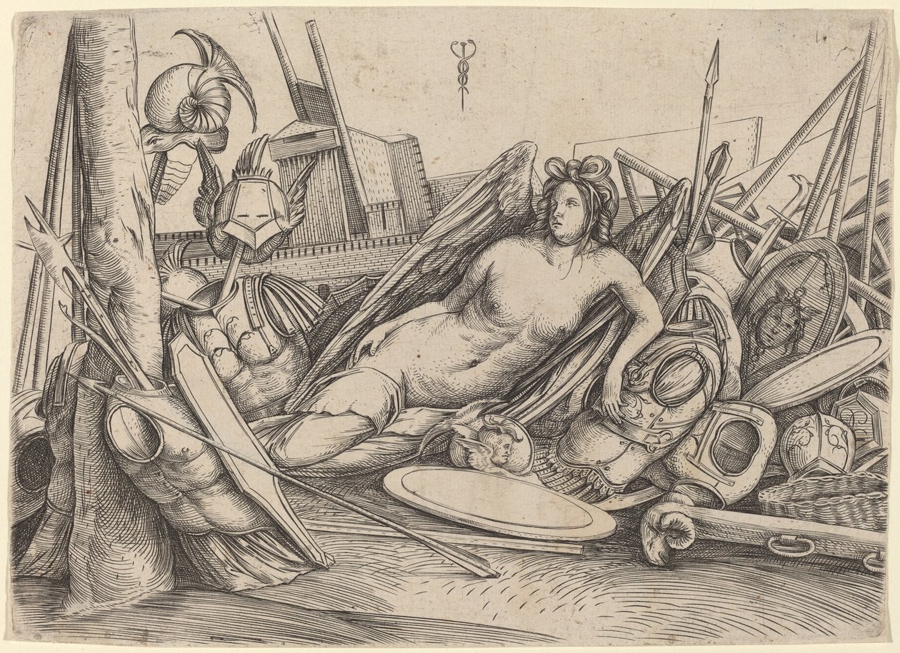 Victoire allongée parmi les trophées, c. 1500-1503 - Jacopo de Barbari