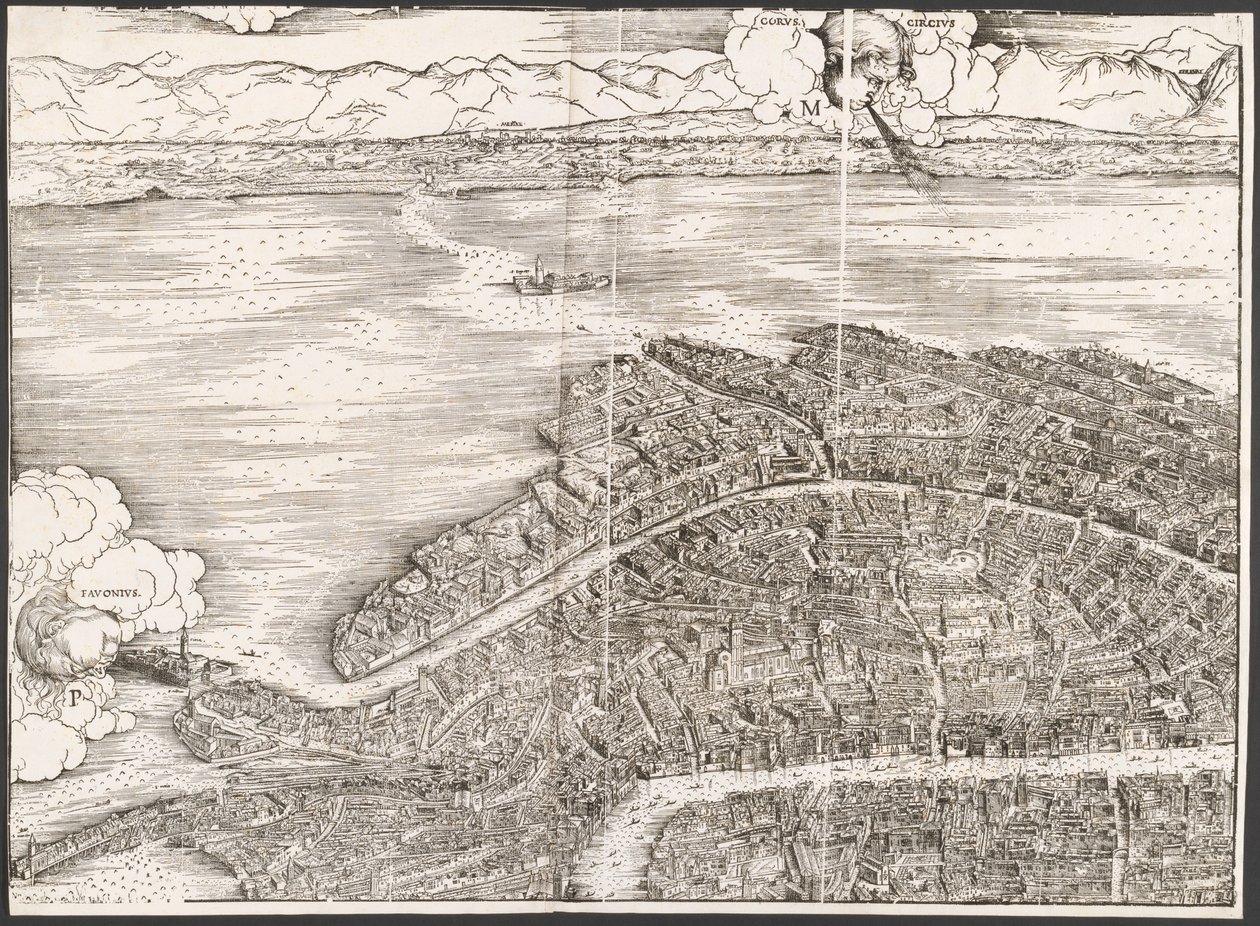 Vue de Venise - Jacopo de Barbari