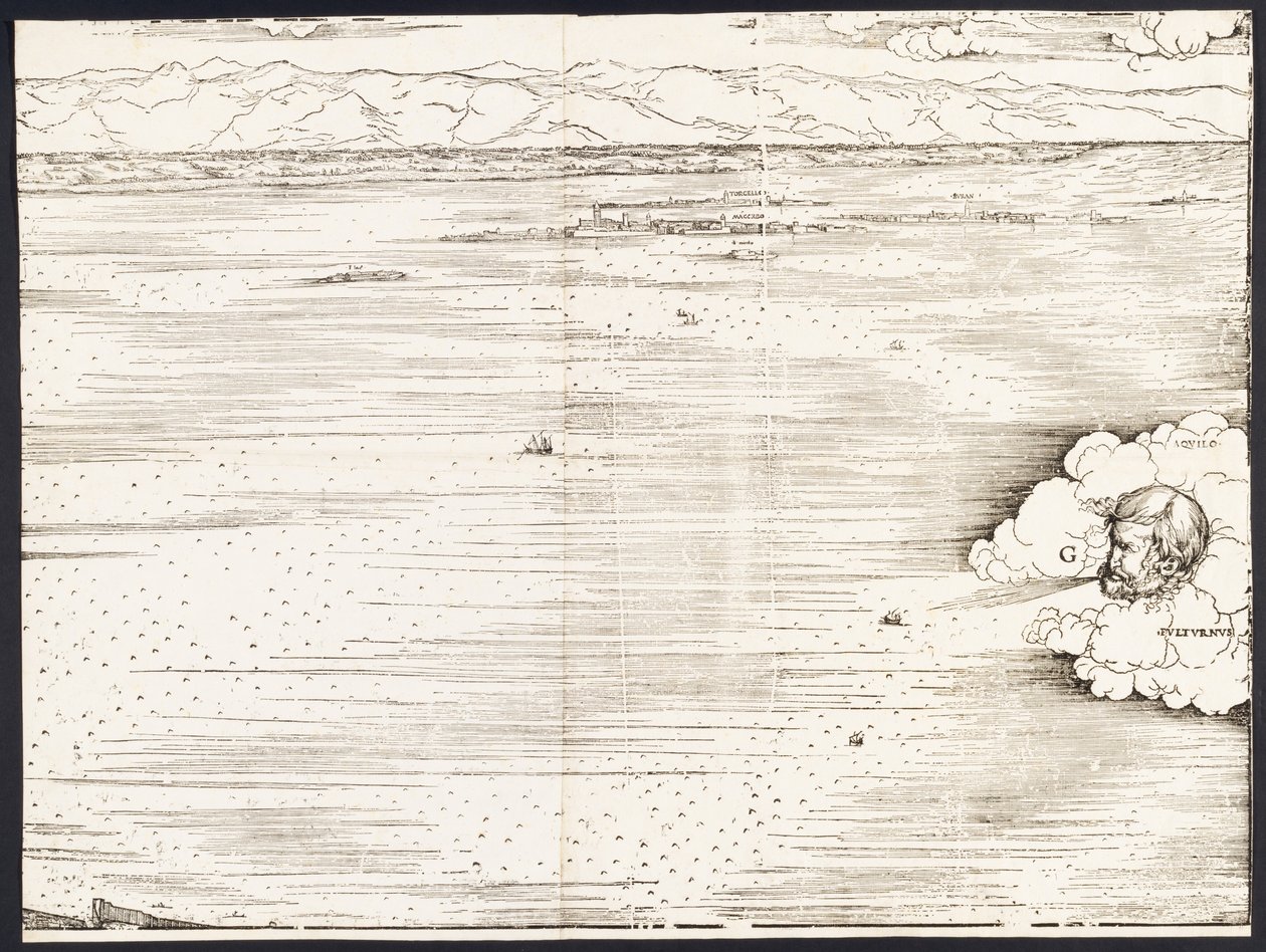 Vue de Venise [bloc supérieur droit] - Jacopo de Barbari