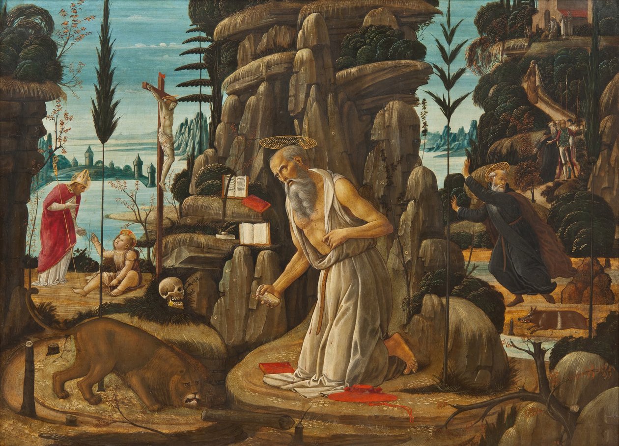 Saint Jérôme pénitent - Jacopo del Sellaio