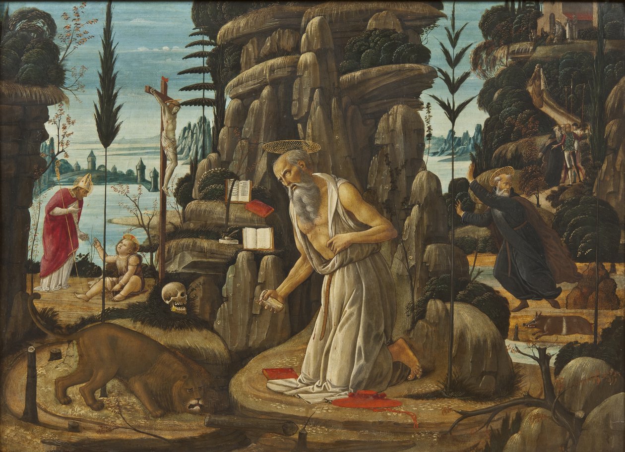 Le pénitent Saint Jérôme - Jacopo del Sellaio