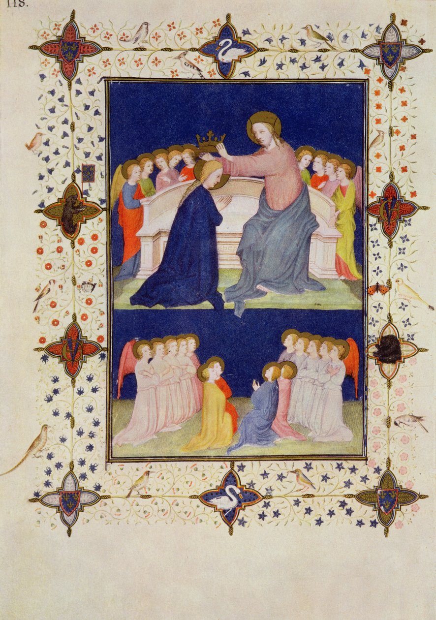 MS 11060-11061 Heures de Notre-Dame : Complies, Le Couronnement de la Vierge, des 
