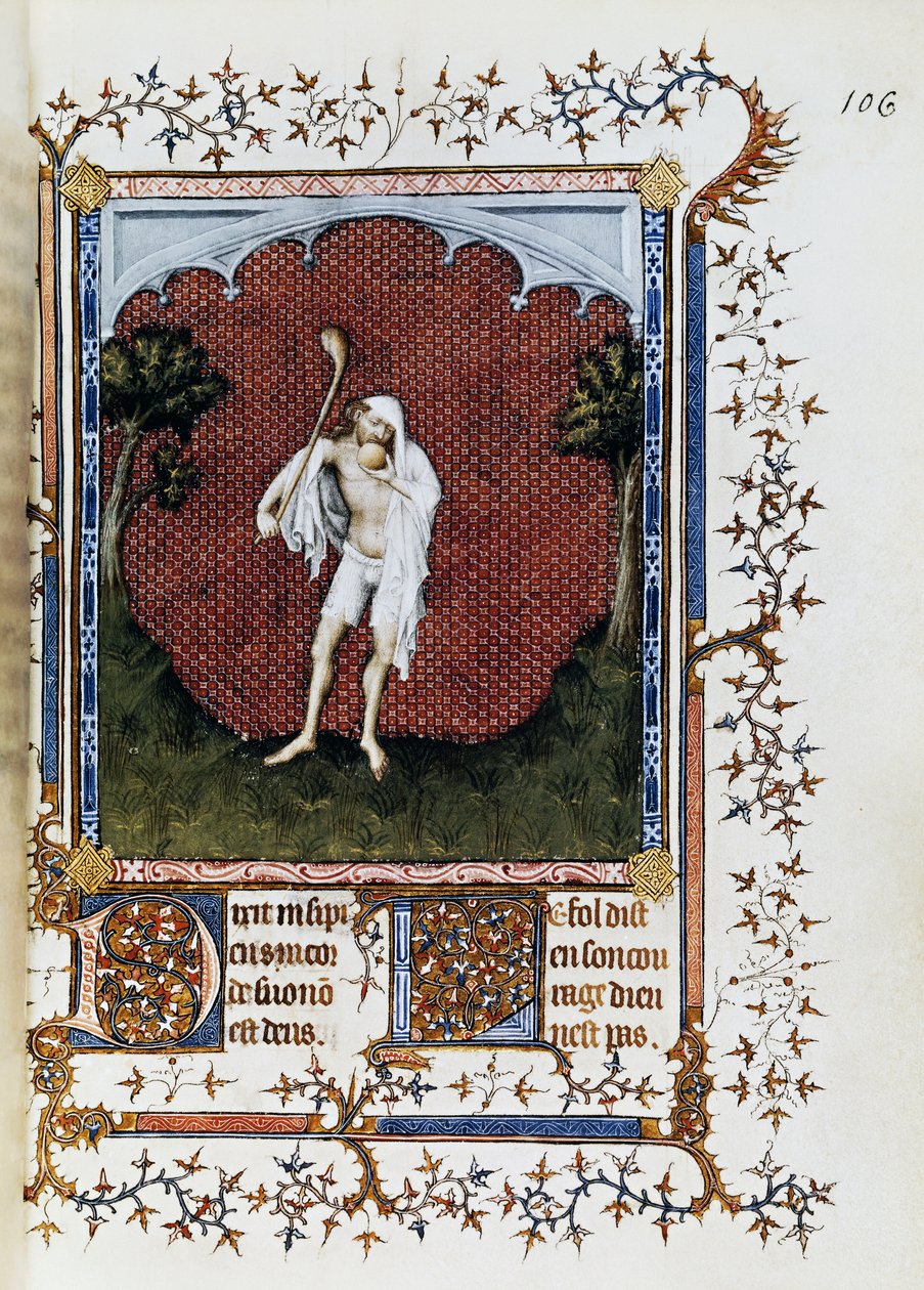 Les foules, miniature de Jacquemart de Hesdin (1348-1413) des Petites Heures de Jean de France, Duc de Berry, vers 1386 - Jacquemart de Hesdin