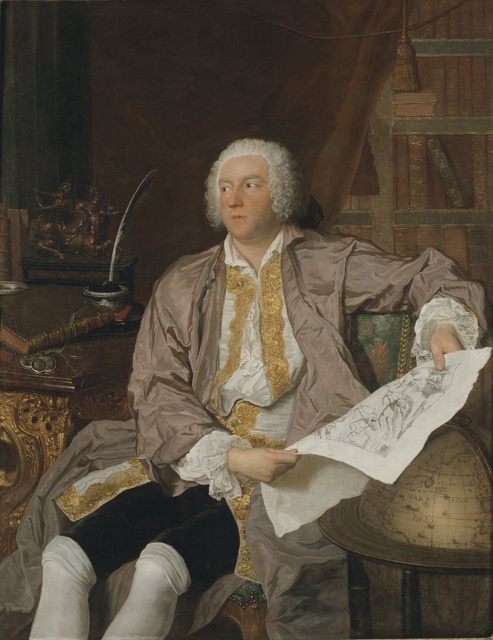 Comte Carl Gustaf Tessin (1695-1770) - Jacques Andre Joseph Camelot Aved