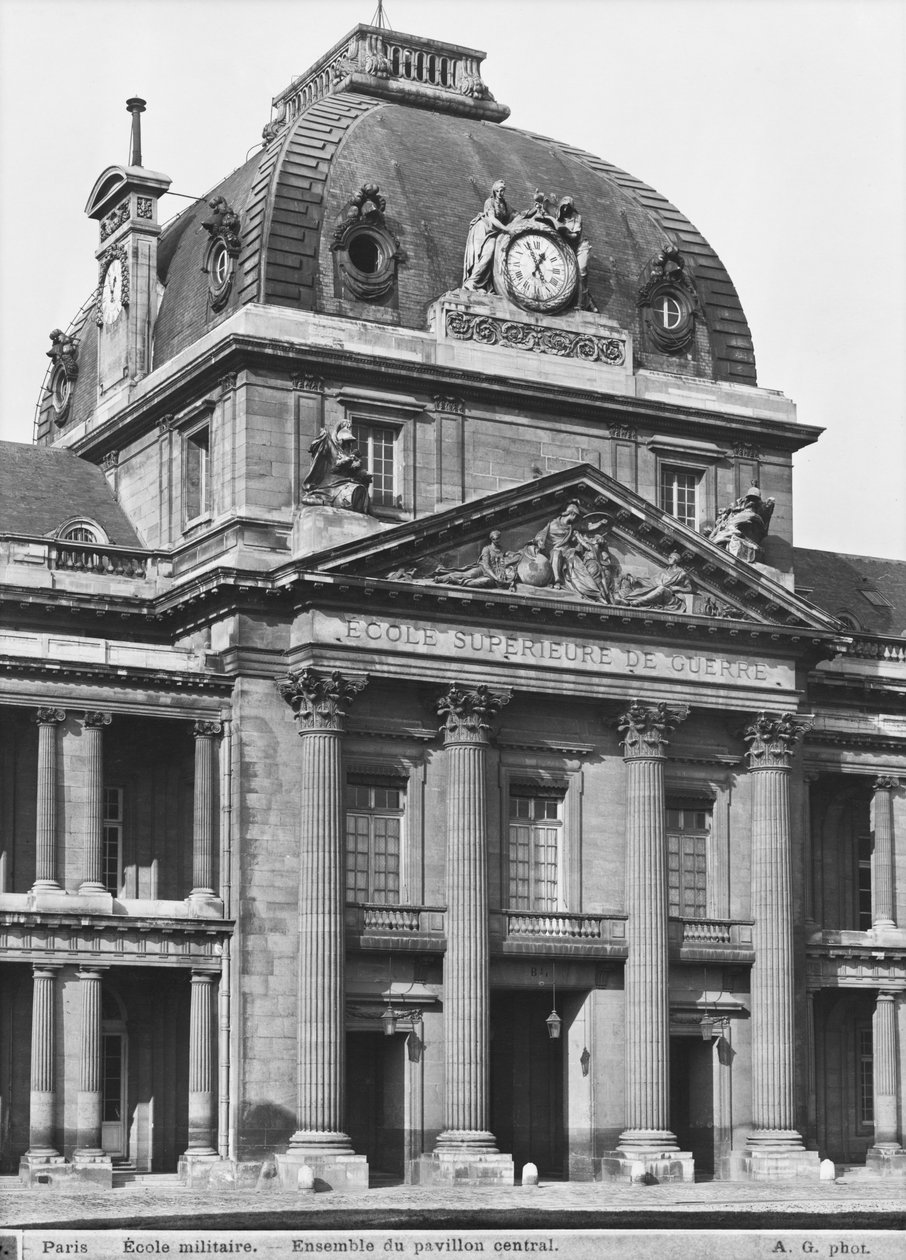 École Militaire, le pavillon principal, 1751-73 - Jacques Ange Gabriel