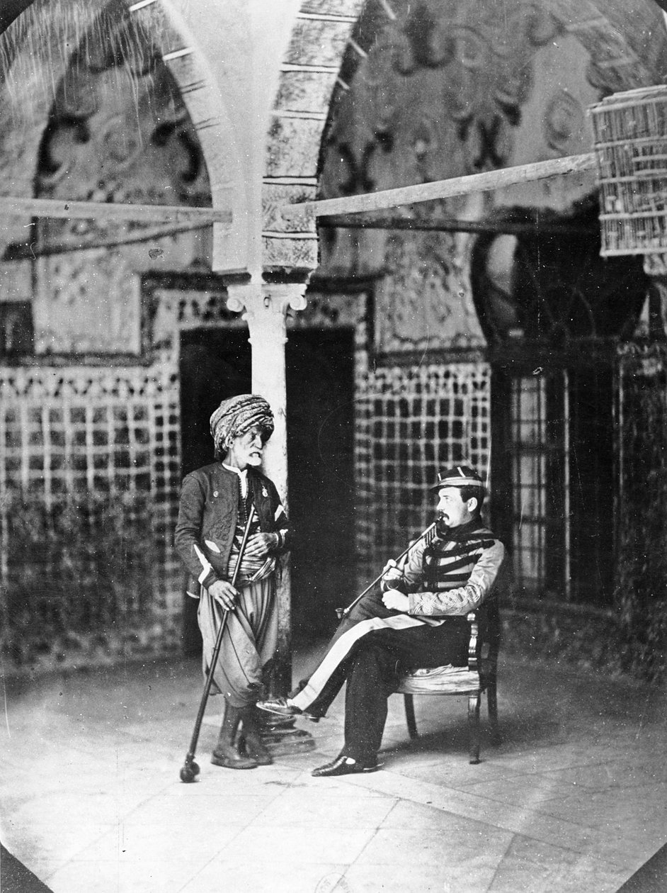 Officiers arabes, Algérie - Jacques Antoine Moulin