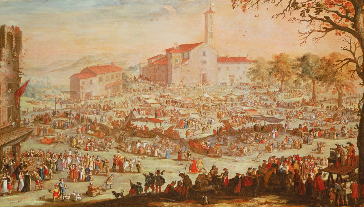 La foire à Impruneta, 1638 - Jacques Callot