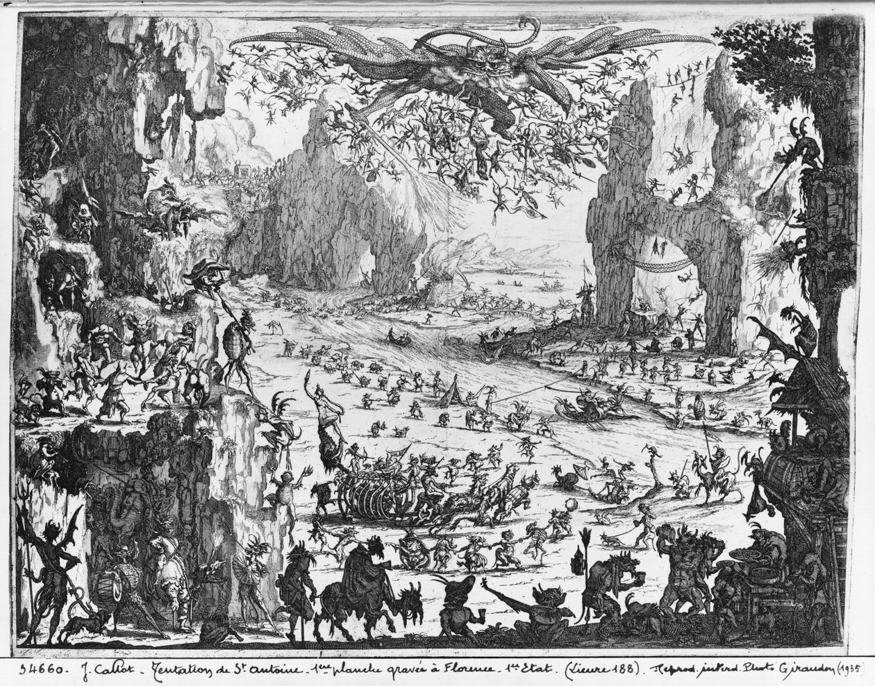 La tentation de Saint Antoine - Jacques Callot