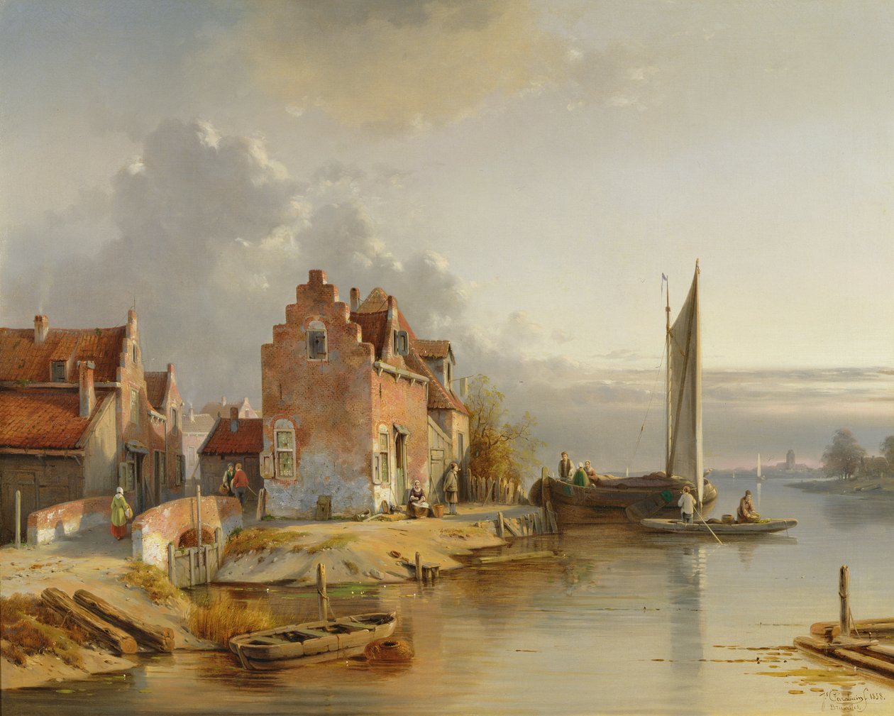 Rivière belge, 1858 - Jacques Carabain