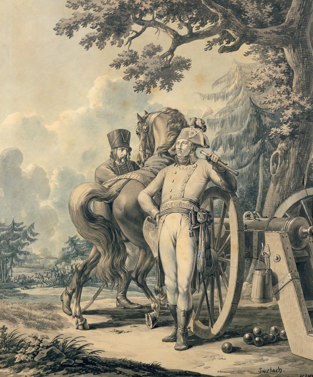 Général Jean Victor Moreau (1763-1813) - Jacques Francois Joseph Swebach