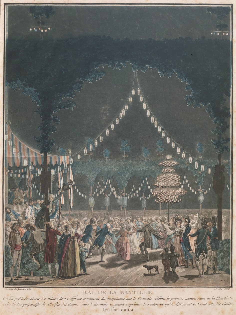 Le Bal de la Bastille - Jacques Francois Joseph Swebach