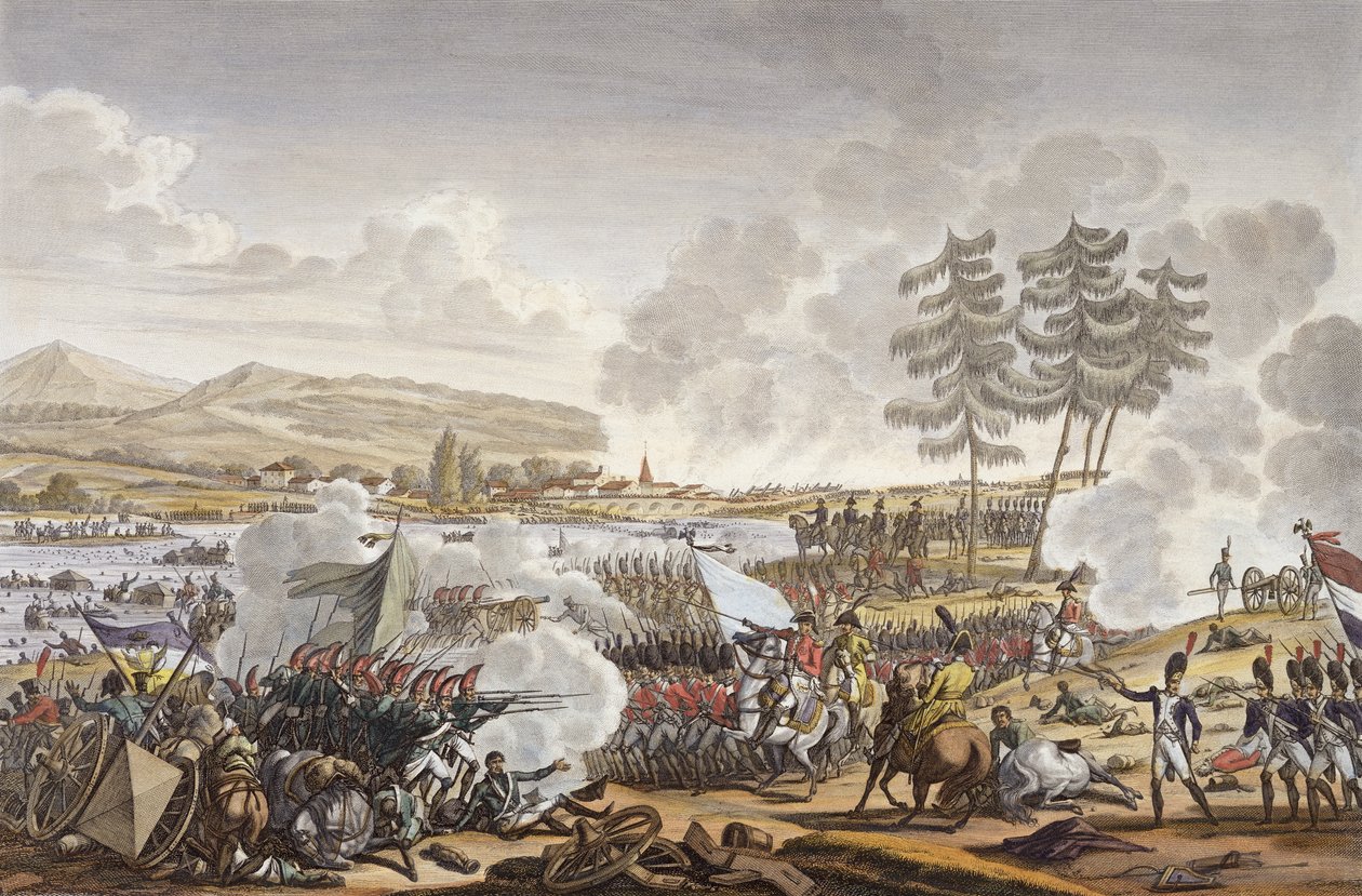 La Bataille de Friedland, 14 juin 1807, gravée par François Pigeot - Jacques Francois Joseph Swebach