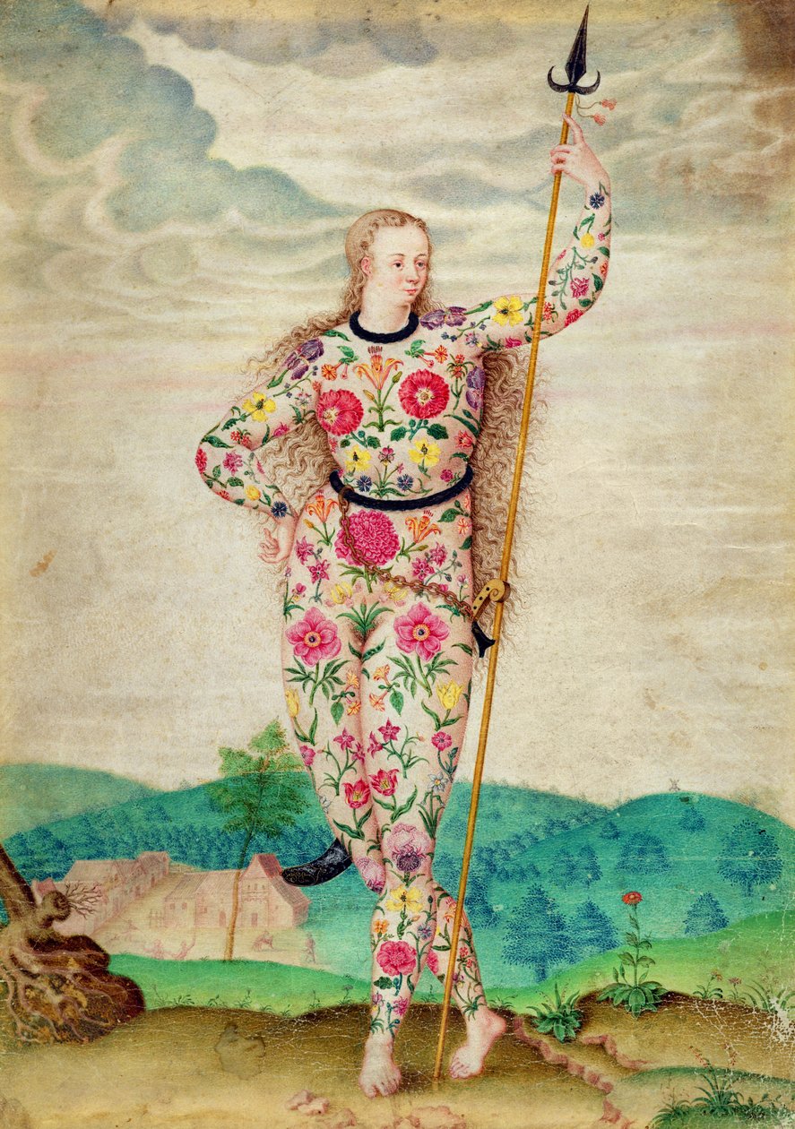 Jeune fille des Pictes, vers 1585 - Jacques Le Moyne
