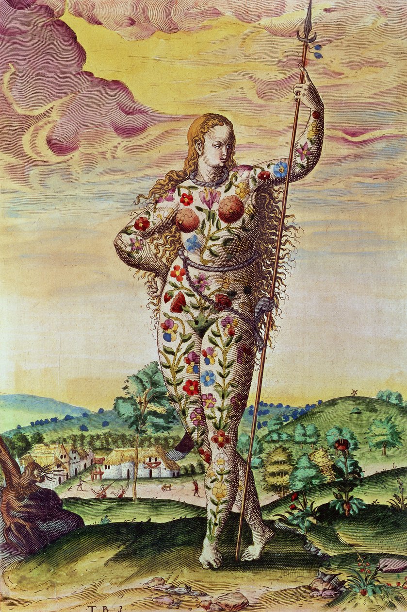 Une jeune femme picte, de 