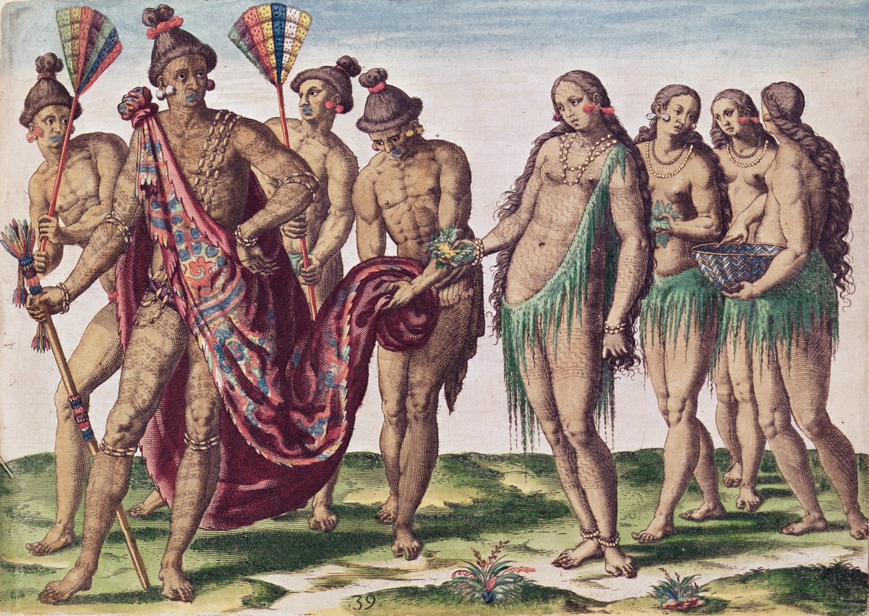 Chef Satouriona et sa femme se promènent, planche XXXIX de 