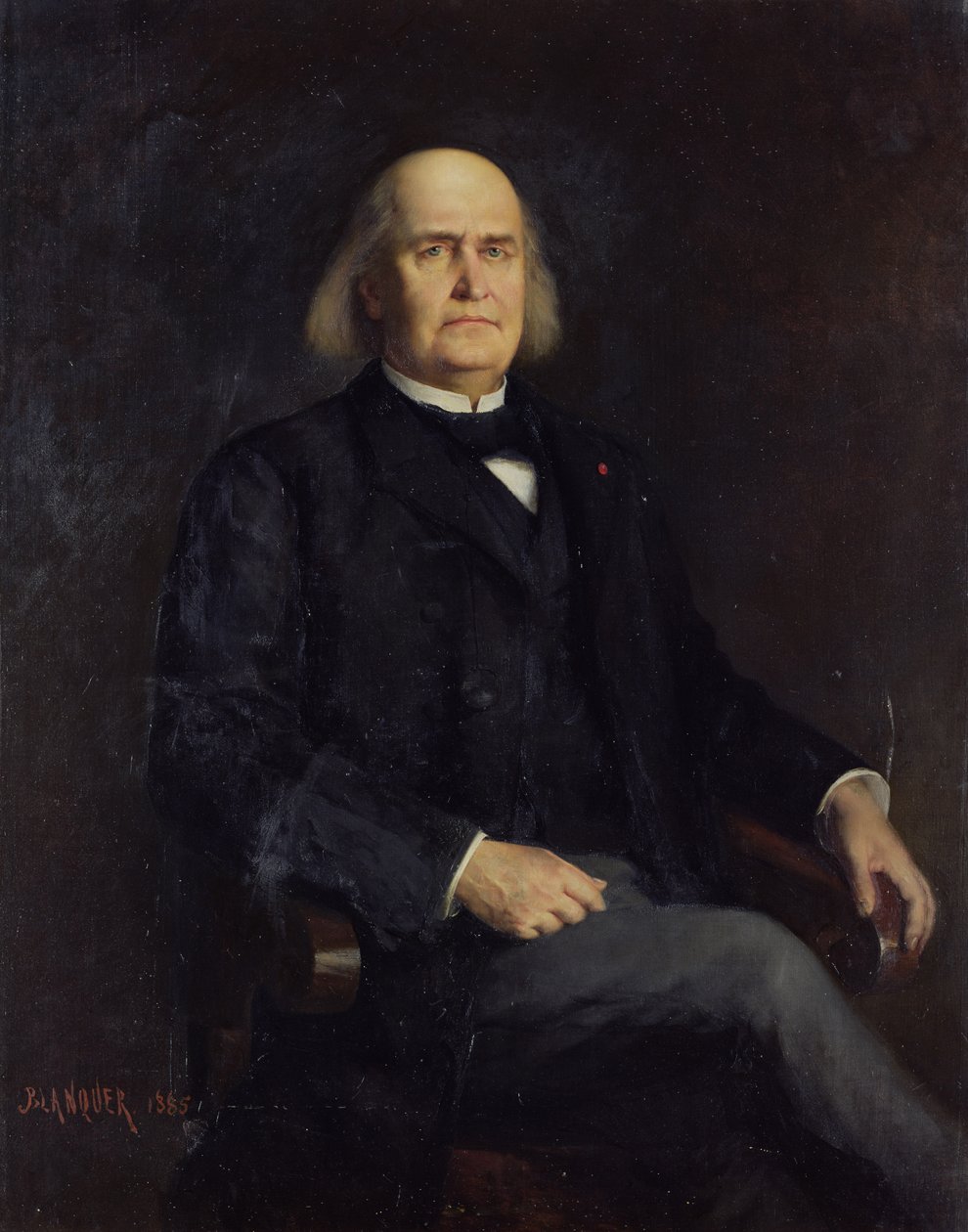 Portrait de Charles Leconte de Lisle (1818-94) 1885 - Jacques Leonard Blanquer