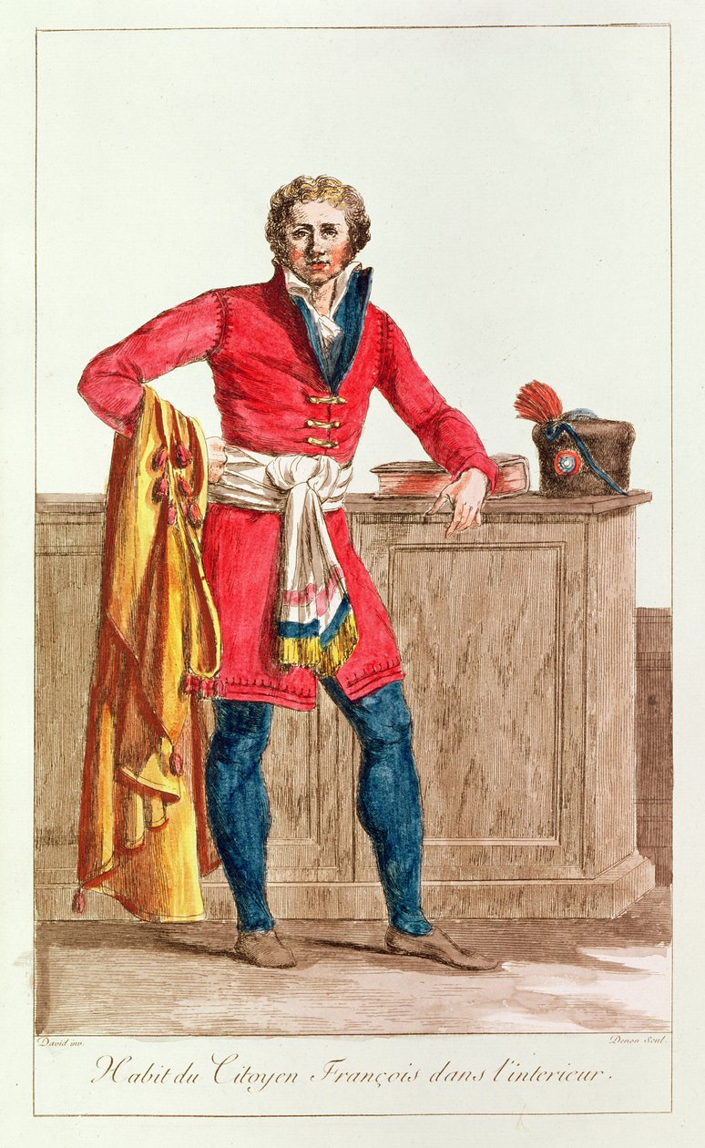 Costume civil pour un citoyen français pour l