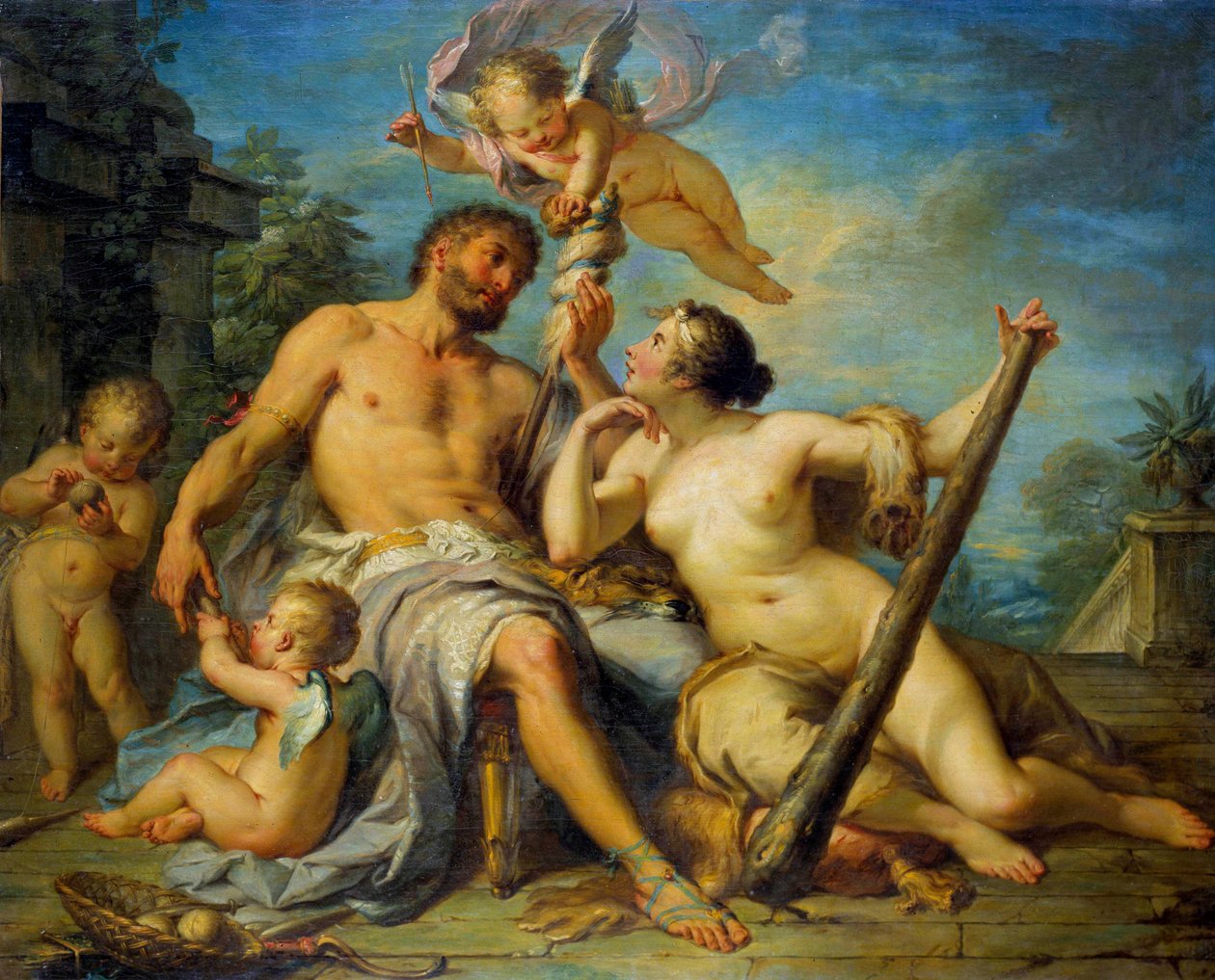 Hercule et Omphale Hercule (Héraclès) est amoureux d