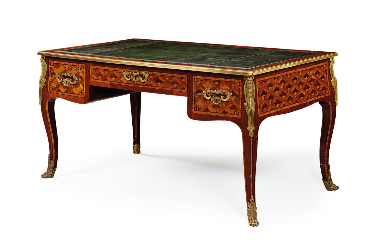 Bureau plat Louis XV tardif, troisième quart du XVIIIe siècle - Jacques (attr. to) Birckle