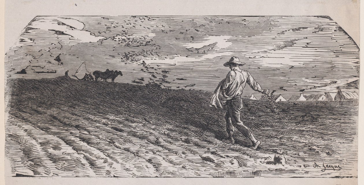 Le Semeur, vers 1852 - Jacques Adrien Lavieille