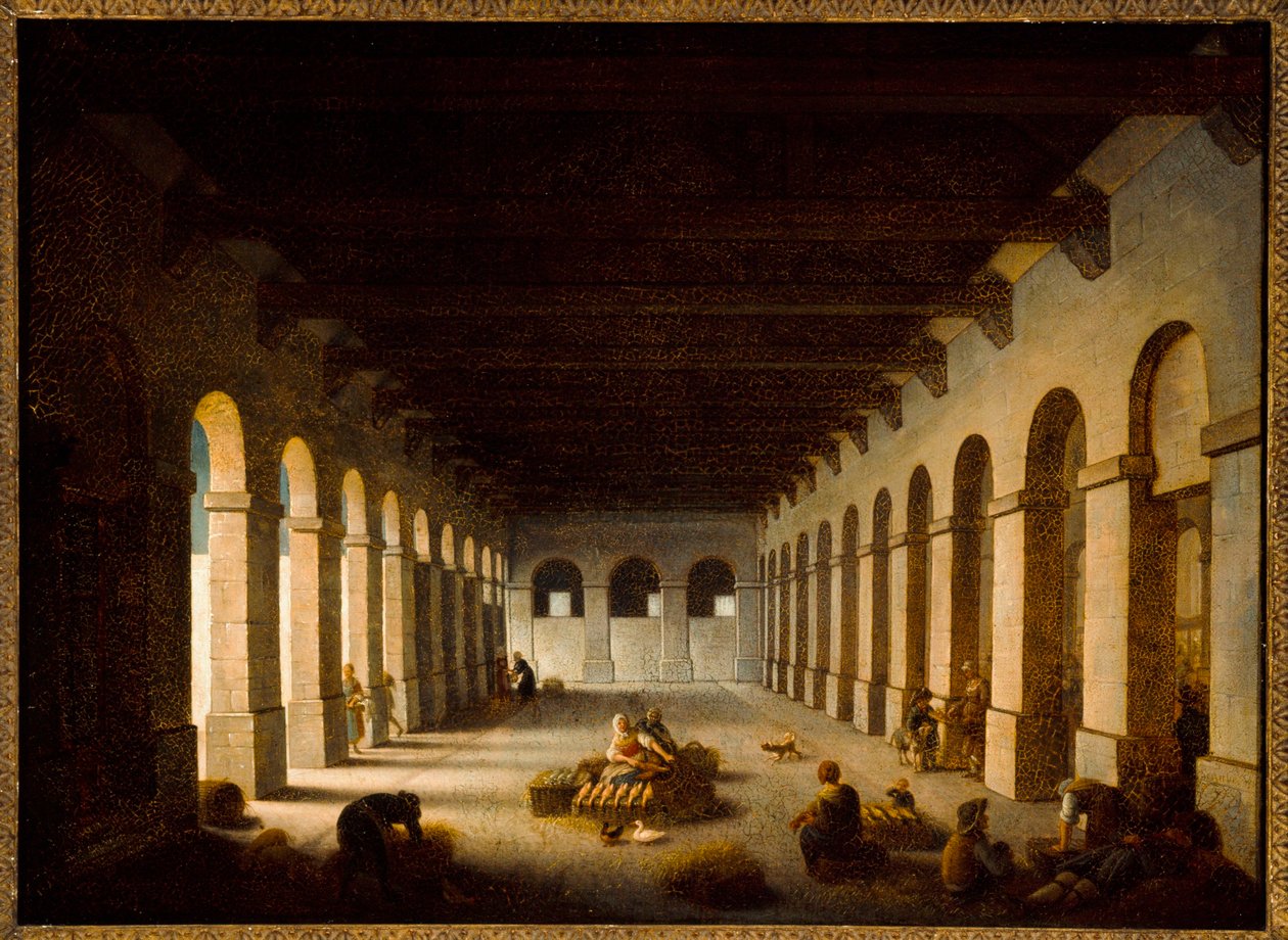 Le marché de la vallée, c.1815 - Jacques Albert Senave