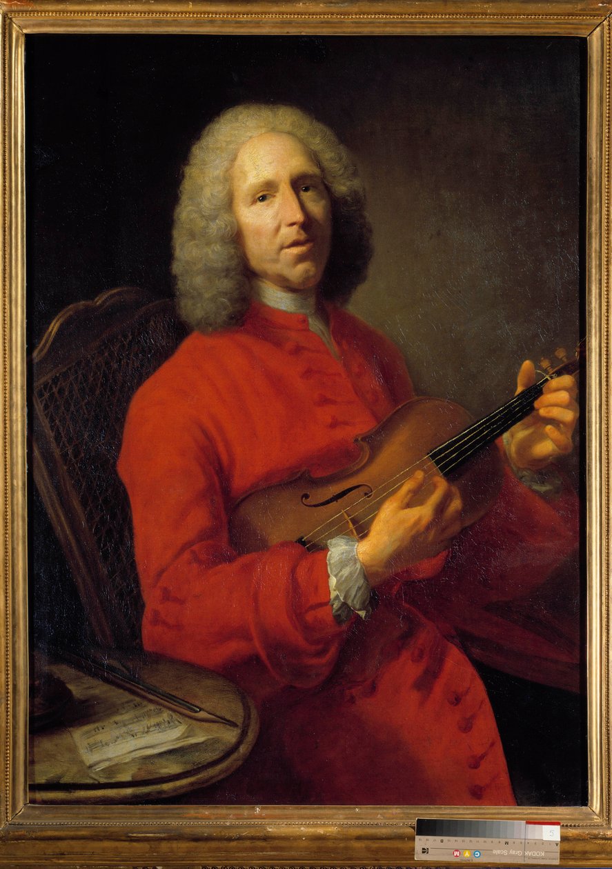 Portrait de Jean-Philippe Rameau (1683-1764), compositeur français - Jacques Andre Joseph Camelot Aved