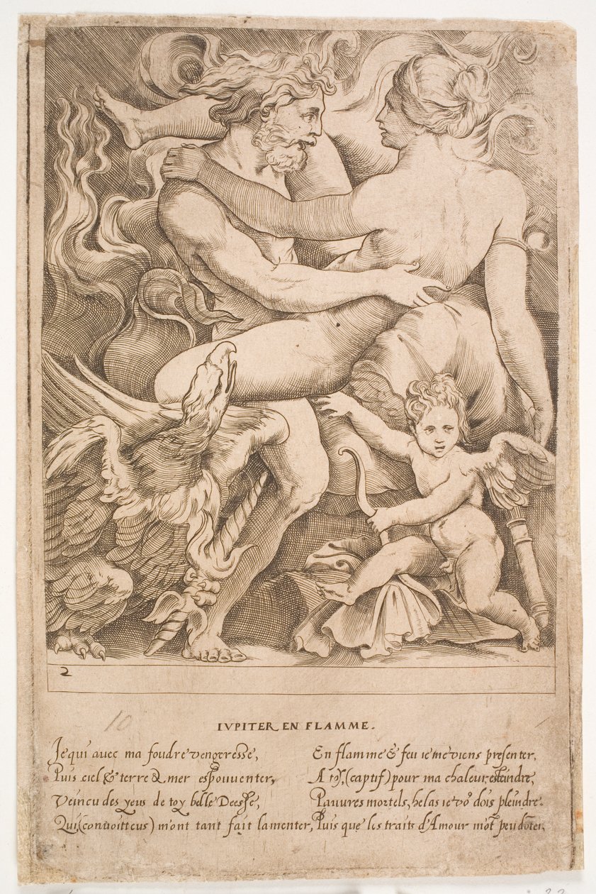 Jupiter en feu - Jacques Androuet Ducerceau d.Æ.