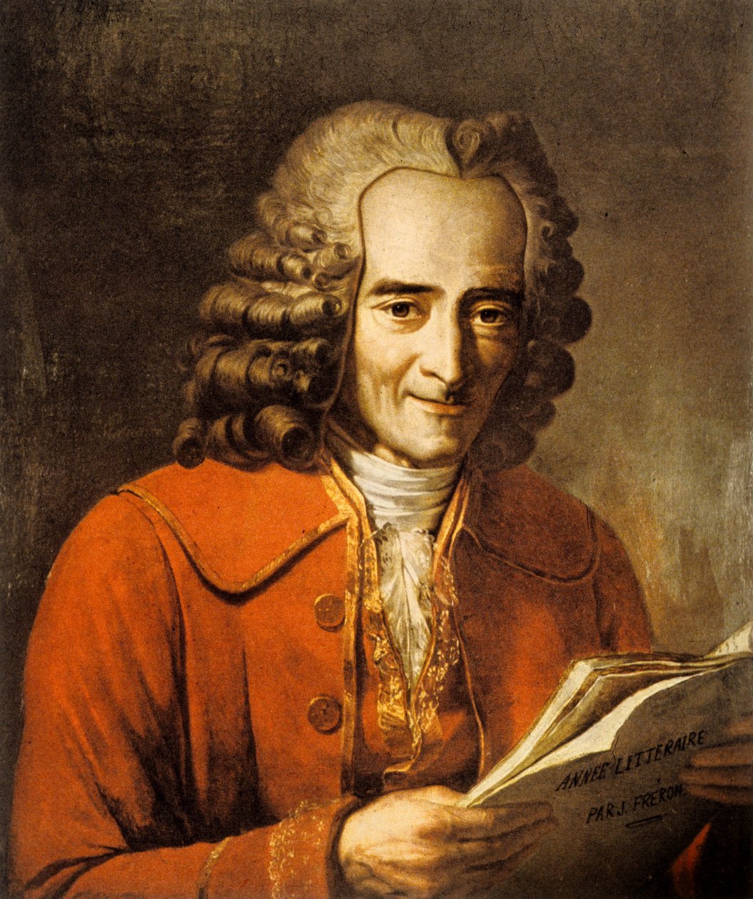 François Marie Arouet, dit Voltaire (1694-1778) écrivain et philosophe français - Jacques Augustin Catherine (after) Pajou