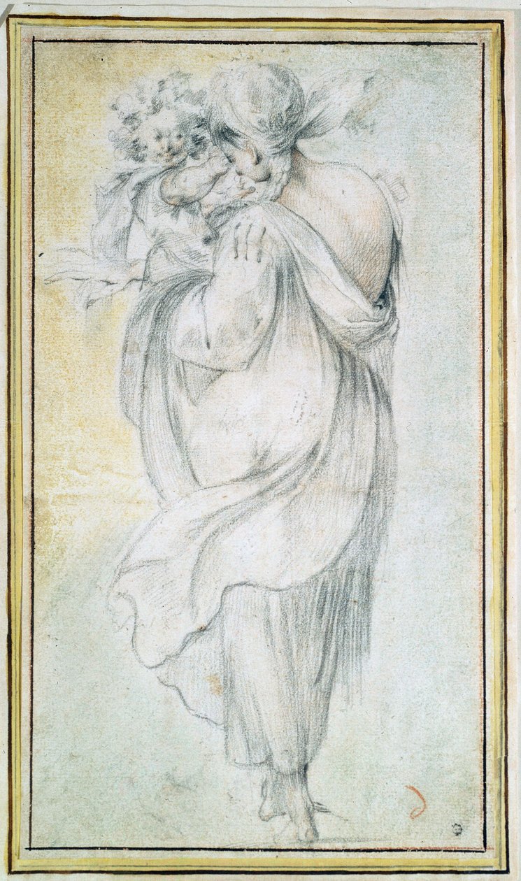 Gitane avec un enfant - Jacques Bellange