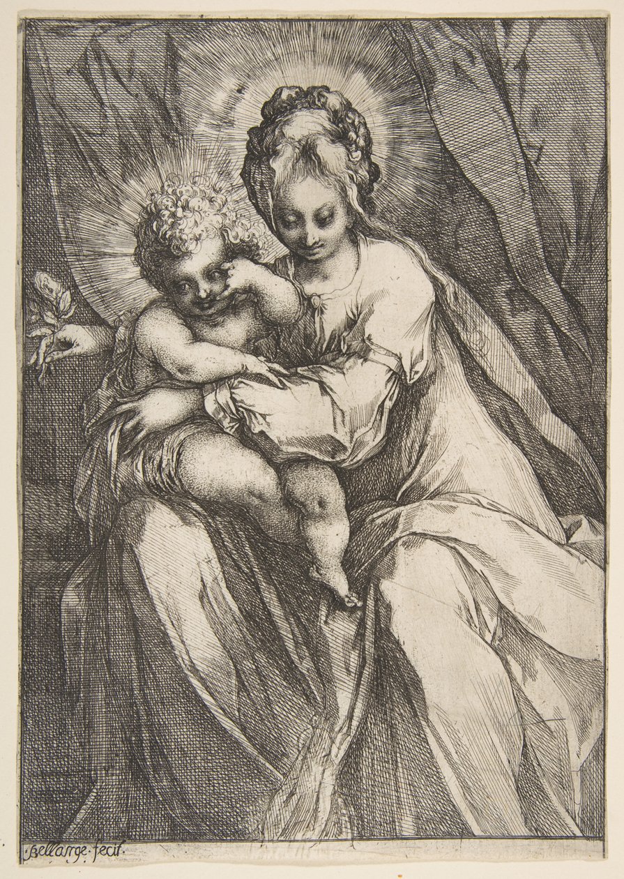 Madone à la rose, 1595-1616 - Jacques Bellange