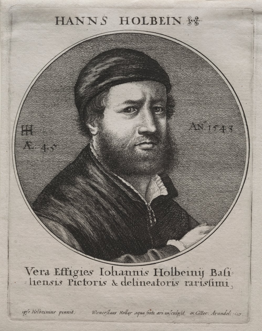 Portrait de Hans Holbein - Jacques Bellange