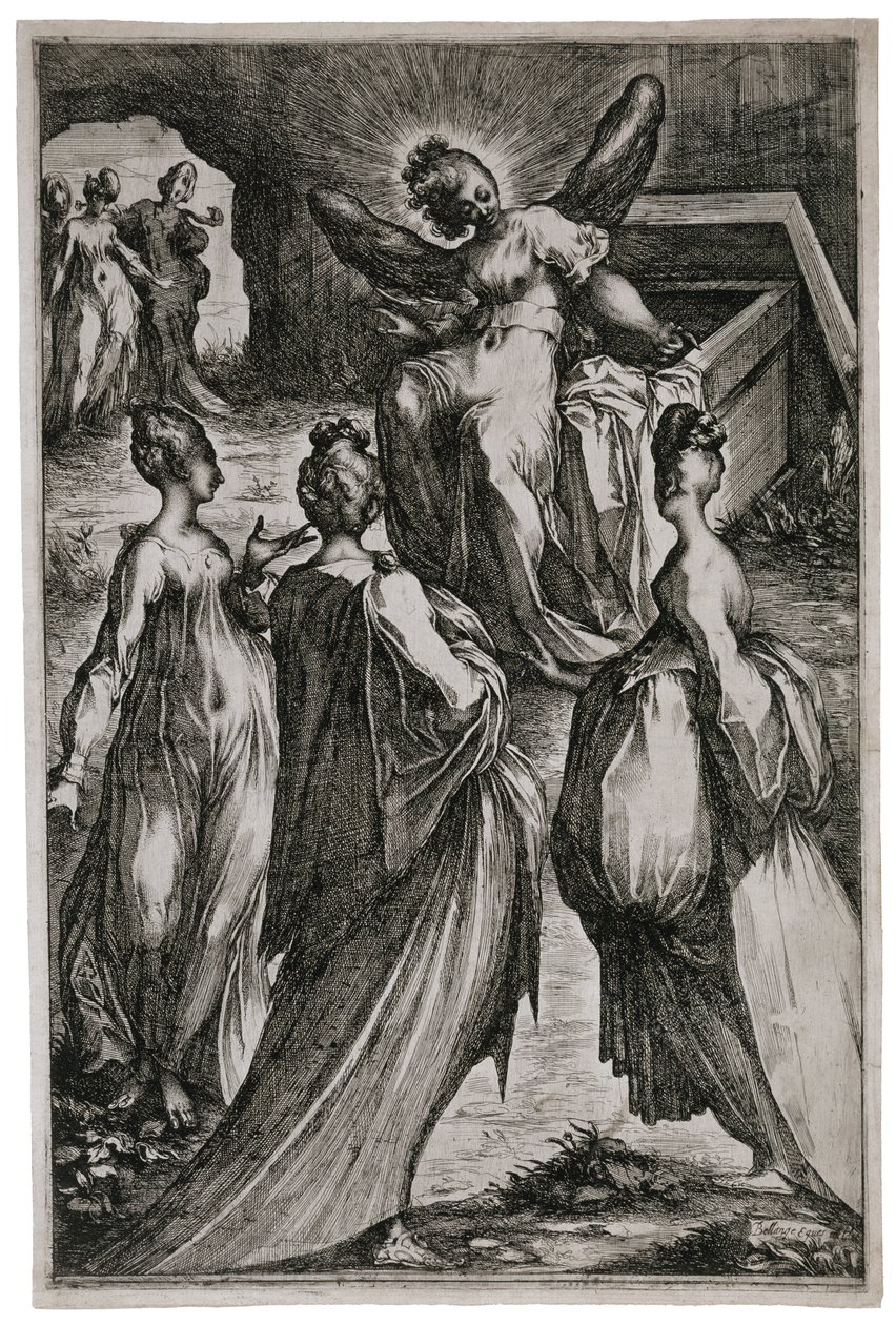 Les Saintes Femmes au Sépulcre, 1613-16 - Jacques Bellange