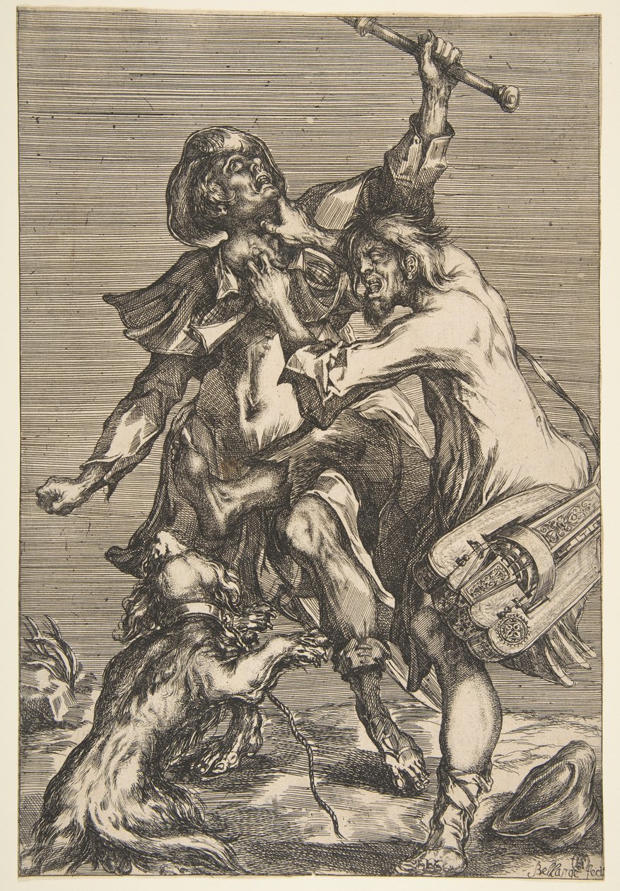 Deux Mendiants Combattants, 1612-16 - Jacques Bellange