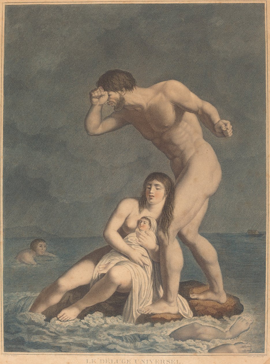 Le Déluge universel - Jacques Bonnefoy after Michel Honoré Bounieu