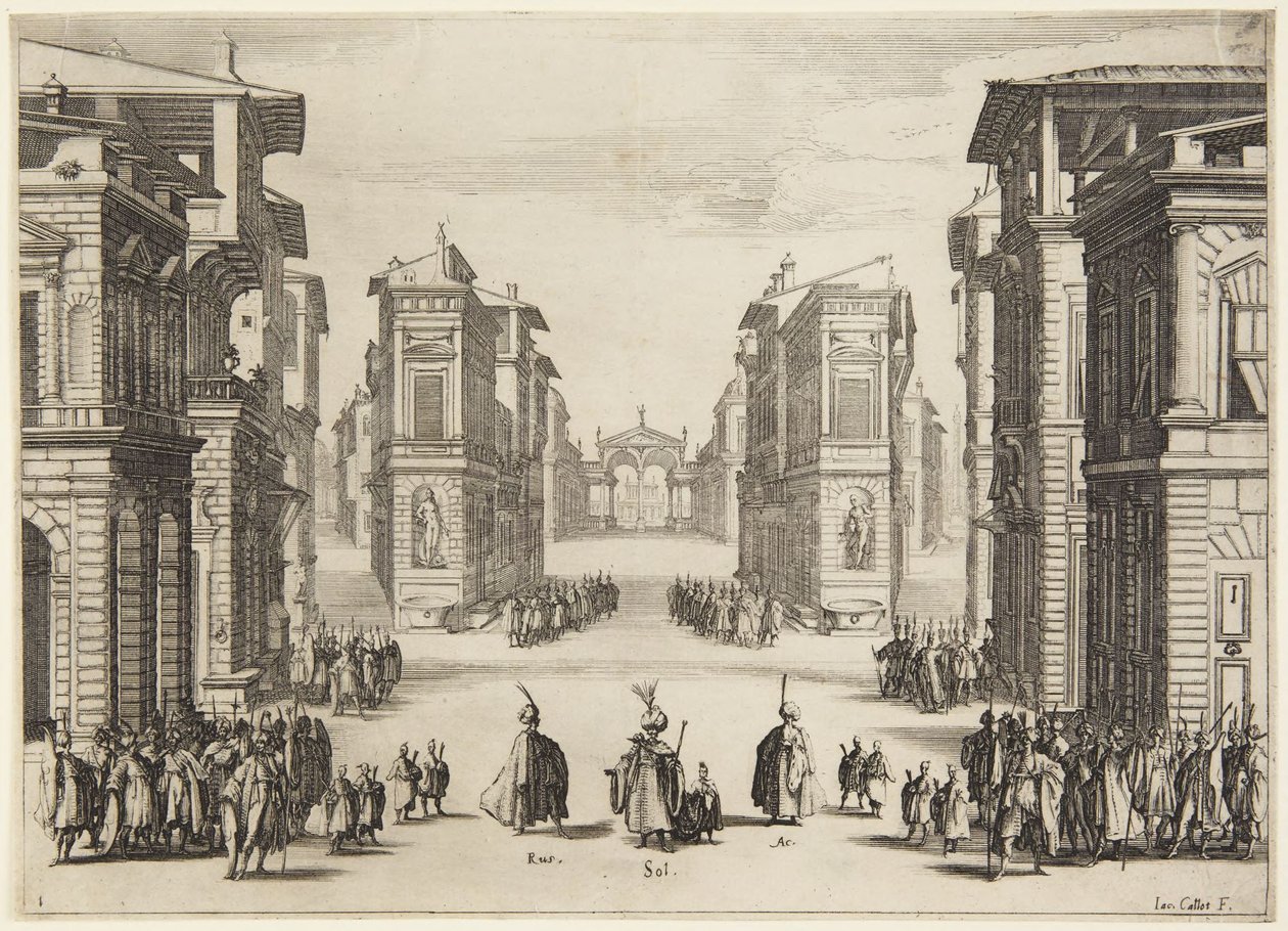 Acte 1, de la série Soliman - Jacques Callot