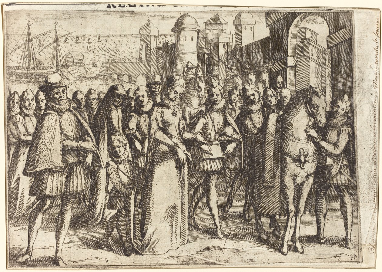 Arrivée à Valence [recto] - Jacques Callot