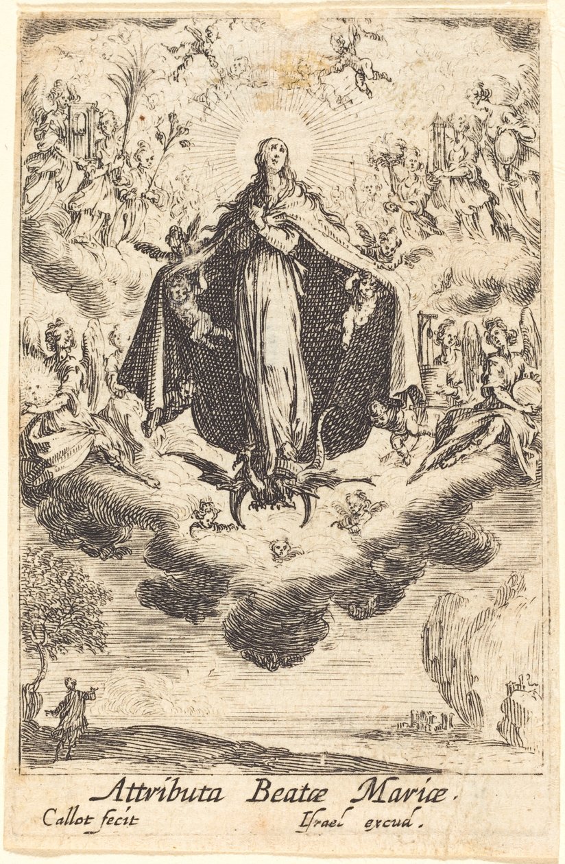 Attributs de la Vierge - Jacques Callot