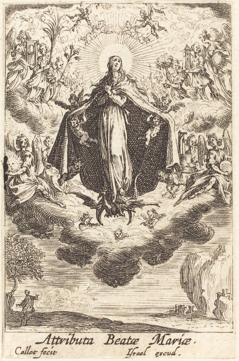 Attributs de la Vierge, en ou après 1630 - Jacques Callot